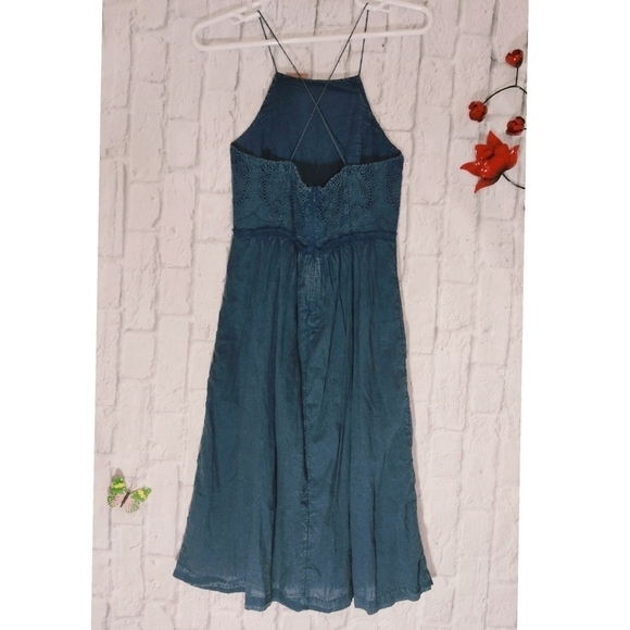 Lucky Brand Schiffli Bid Eyelet Embroidered Dress‎ - Picture 6 of 8